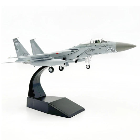 F-15C Eagle | Escala 1:100| En Aleación Metálica | EE. UU. | Caza Militar con Pintura de Tiburón