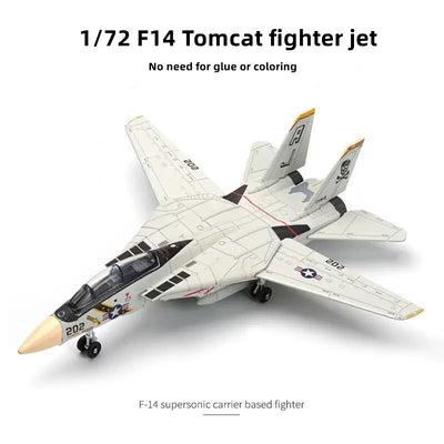 F-14 Tomcat | Escala 1:72 (27cm x 27cm) | Alas Móviles | Versión Estándar en Plástico