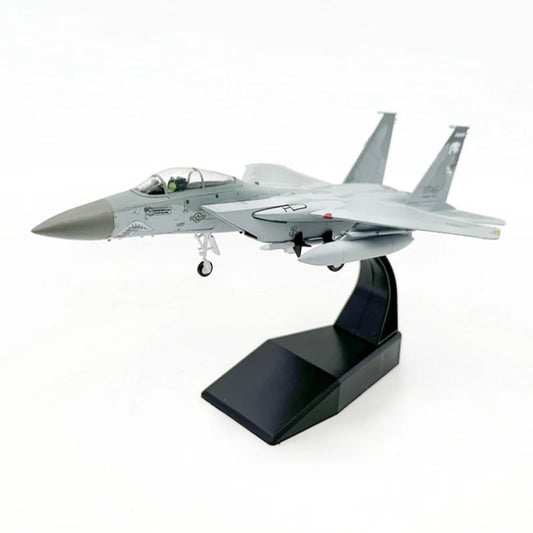 F-15C Eagle | Escala 1:100| En Aleación Metálica | EE. UU. | Caza Militar con Pintura de Tiburón