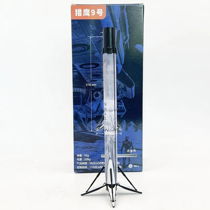 SpaceX Falcon 9 | Escala 1:200 | En Aleación Metálica | EE. UU. | Cohete Orbital de Colección
