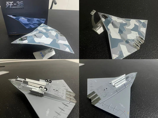 J-36 | Escala 1:144 (~12,5 cm) | Aleación Metálica | China | Modelo de Avión de Combate