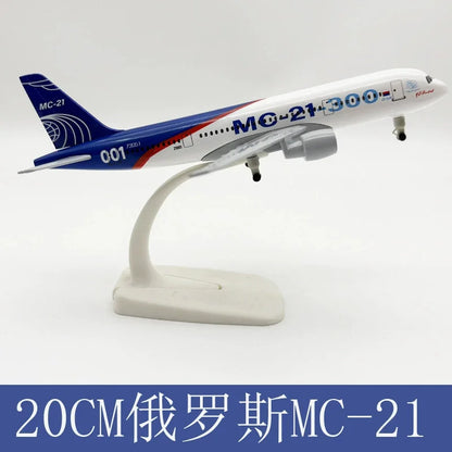 Boeing 787 / Airbus A350 / Airbus A330 | Escala 1:400 (~20,0 cm) | De aleación metálica | EE. UU. / Europa | Aeronave comercial, modelo de colección