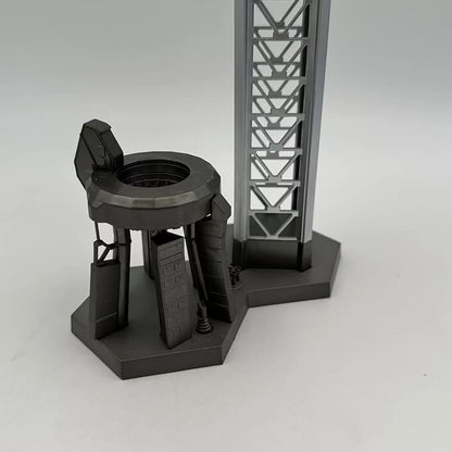 Falcon Heavy & Starship | Escala 1:400 | En Aleación Metálica | EE. UU. | Cohetes Espaciales de Colección
