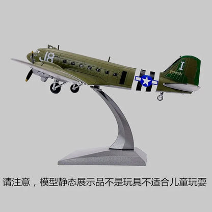 C-47 Skytrain | Escala 1:100 (~19,5 cm) | En Aleación Metálica | EE. UU. | Avión de Transporte Militar