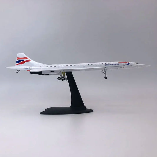 Concorde | Escala 1:200 | En aleación metálica | Francia & Reino Unido | Air France & British Airways
