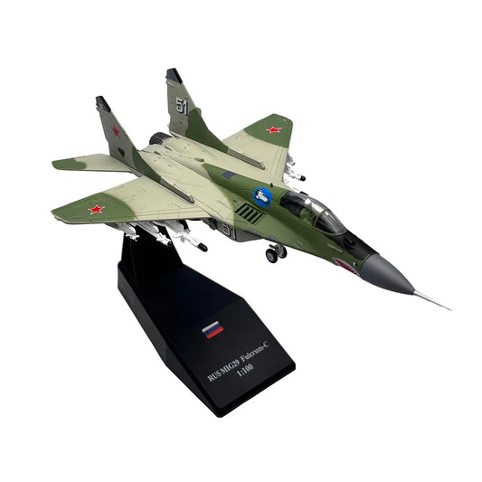MiG-29 Fulcrum C | Escala 1:100 (~16,7 cm) | Aleación Metálica | Rusia | Caza Militar