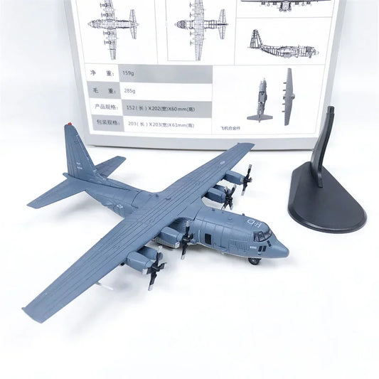 AC-130U Gunship | Escala 1:200| En Aleación Metálica | EE. UU. | Aeronave de Apoyo Aéreo Armado para Colección