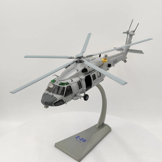 Z-20 | Escala 1:72 (~19,7 cm) | Aleación Metálica | China | Helicóptero Militar, Modelo de Colección, Clásico y Nostálgico