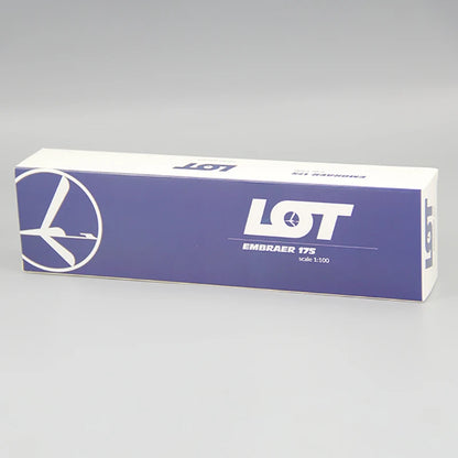 Embraer E175 & E195 | Escala 1:100 (~18,5 cm y ~22,5 cm) | En Plástico | Brasil/Polonia | Modelo para Armar de LOT Polish Airlines