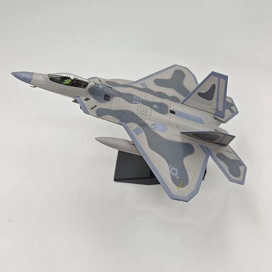 F-22 Raptor | Escala 1:100 (~18,9 cm) | En Aleación Metálica | EE. UU. | Caza de 5ª Generación para Colección