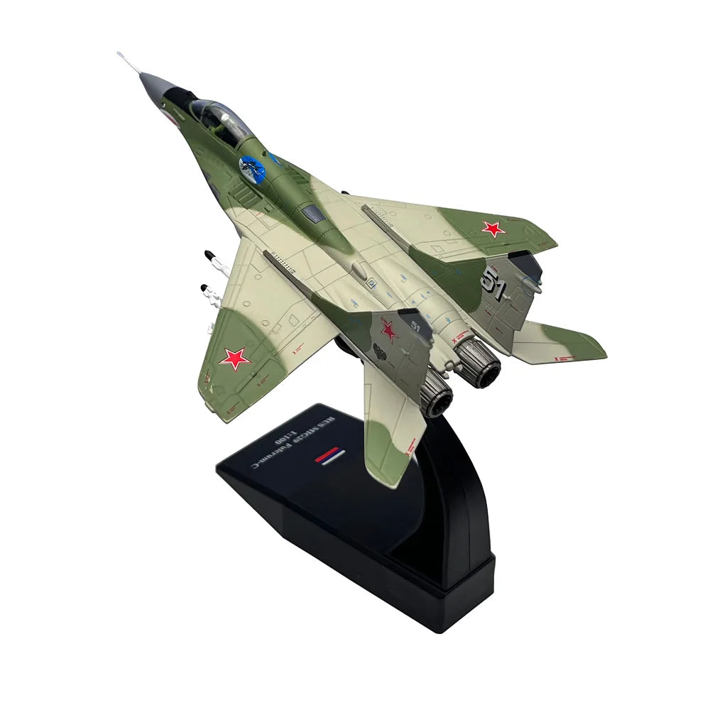 MiG-29 Fulcrum C | Escala 1:100 (~16,7 cm) | Aleación Metálica | Rusia | Caza Militar