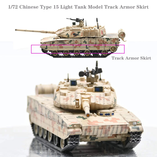 Tanque Ligero Type 15 | Escala 1:72 (~11,7 cm) | Plástico | China | Con Blindaje Desmontable, Camuflaje Digital Desértico, Producto Terminado para Colección