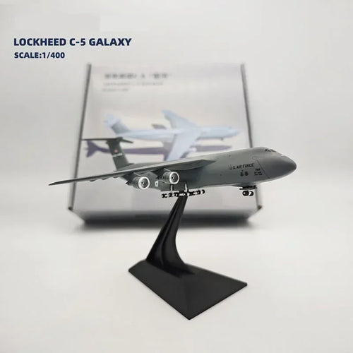C-5 Galaxy | Escala 1:400 (~21,7 cm) | En Aleación Metálica | EE. UU. | Aeronave de Transporte Estratégico para Exhibición