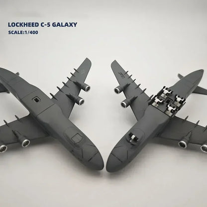 C-5 Galaxy | Escala 1:400 (~21,7 cm) | En Aleación Metálica | EE. UU. | Aeronave de Transporte Estratégico para Exhibición