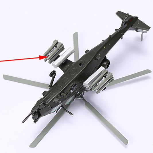 WZ-10 “Zhi Ten” | Escala 1:100 (~19,2 cm) | Aleación Metálica | China | Helicóptero de Ataque, Para Colección
