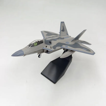 F-22 Raptor | Escala 1:100 (~18,9 cm) | En Aleación Metálica | EE. UU. | Caza de 5ª Generación para Colección
