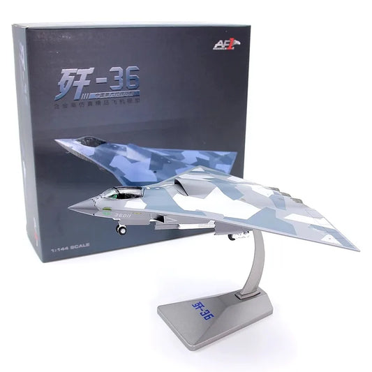 J-36 | Escala 1:144 | En Aleación Metálica | China | Caza de 6ª Generación con Pintura Especial para Colección