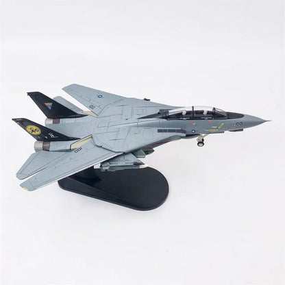 F-14 Tomcat | Escala 1:100 (18,1 cm) alas móviles | Aleación Metálica | EE. UU. | Con Base para Exhibición