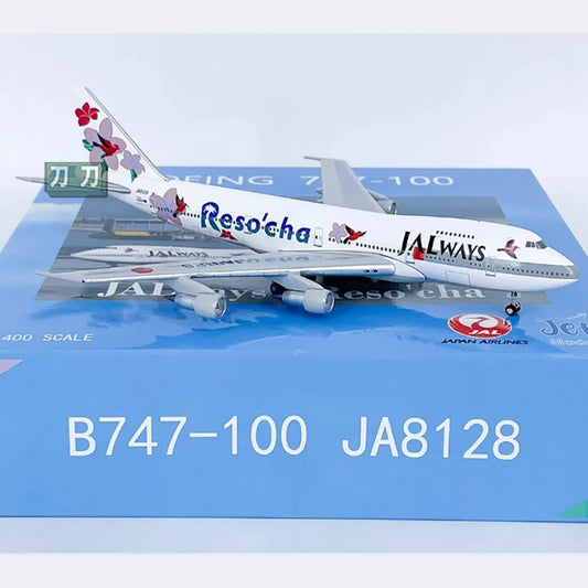 Japan Airlines B747-100 | Escala 1:400 | Aleación metálica | Japón | Para exhibición y decoración