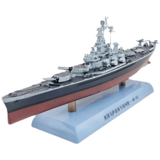 USS Massachusetts BB-59 | Escala 1:1000 (~26,6 cm) | Aleación Metálica | EE. UU. | Para Colección y Exhibición
