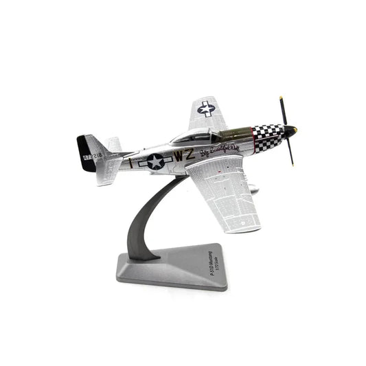 P-51D Mustang | Escala 1:72 | En Aleación Metálica | EE. UU. | Con Soporte para Exhibición